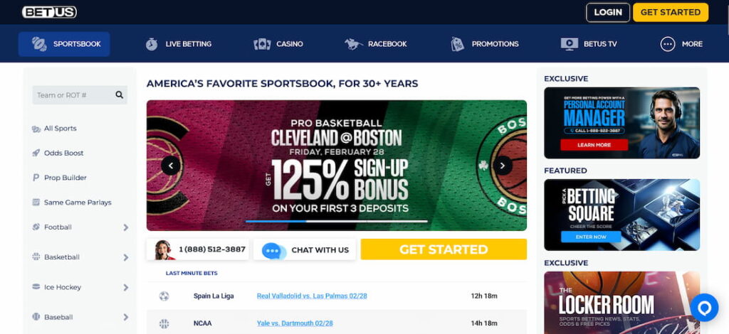 BetUS - one of the best new online sportsbooks