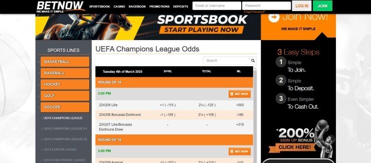 BetNow - top rated soccer betting site