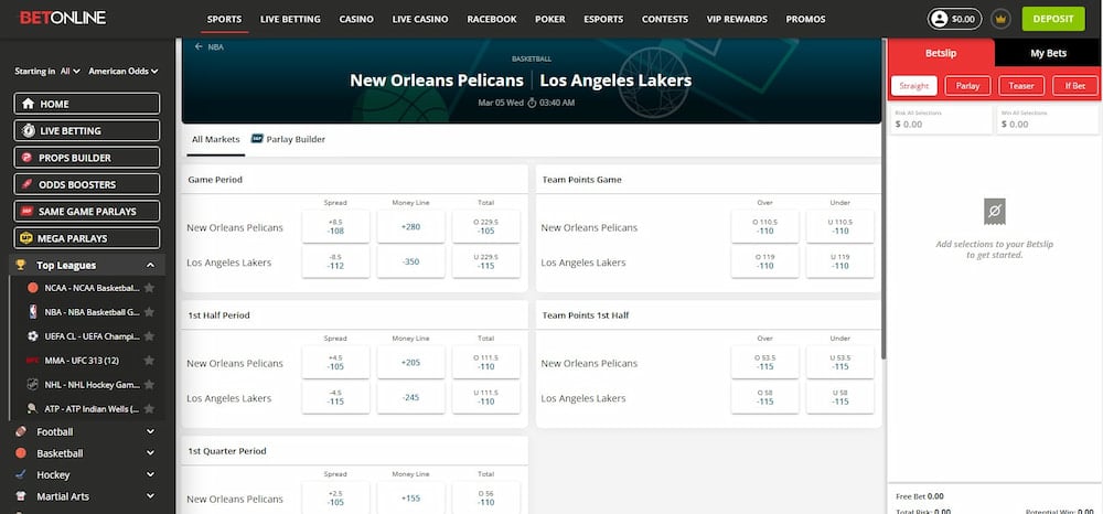 Overall best California sports betting site